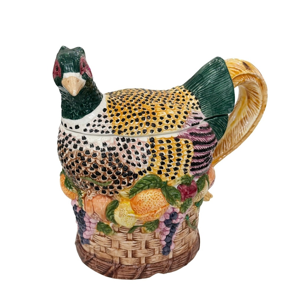 Pheasant Soup Tureen Gravy Bowl Lidded Tea Pot Autumn Bounty